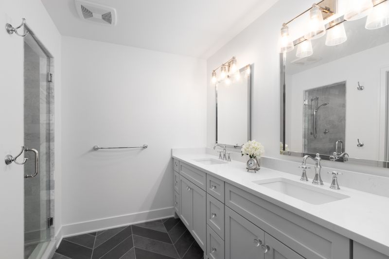 Double Vanity with Mirrors